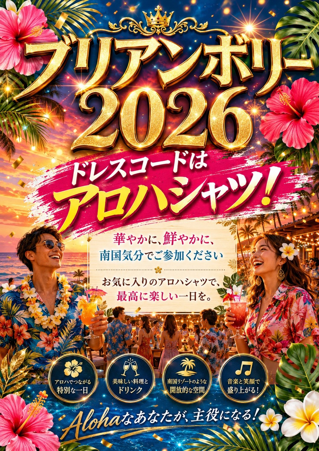 アロハドレスコード ポスター